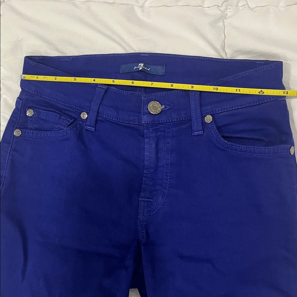 7 For All Mankind Low Rise Indigo Jeans